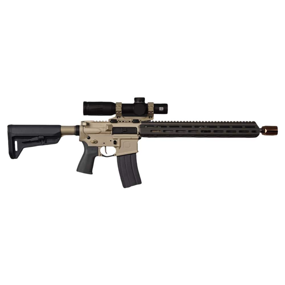 Q Sugar Weasel Rifle 5.56 NATO 10rd Magazine 16" 1/2x28 Threaded Barrel Black CA - OPTIC NOT INCLUDED