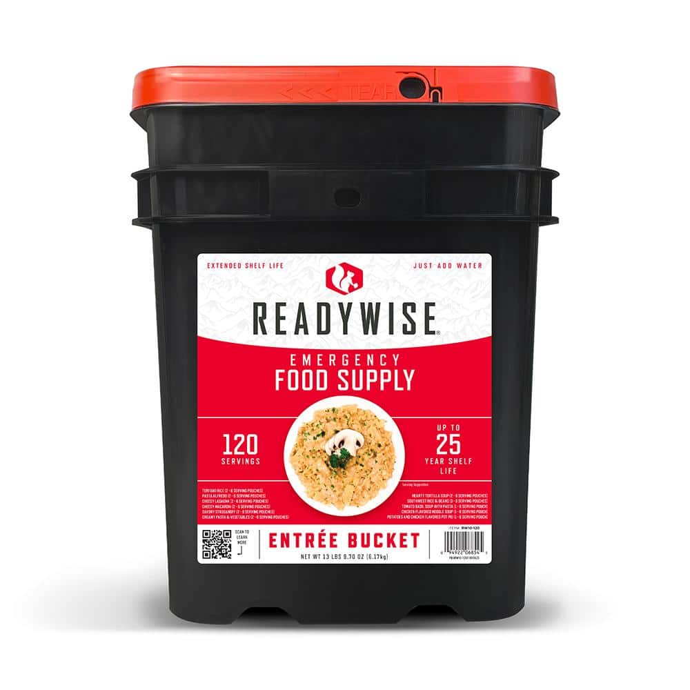 Readywise Emergency Survival Food Entrees 120 Servings