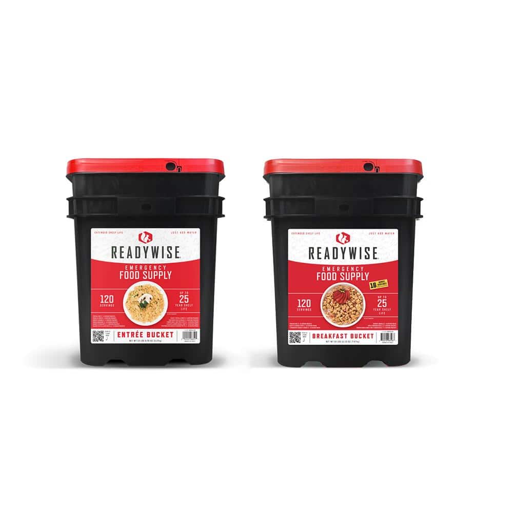 Readywise 240 Serving Package 120 Entree Servings 120 Breakfast Servings