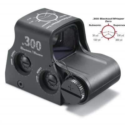 EOTech XPS2-300 Blackout Holographic Sight - Non-Night Vision .300 BLK Zero Reticle