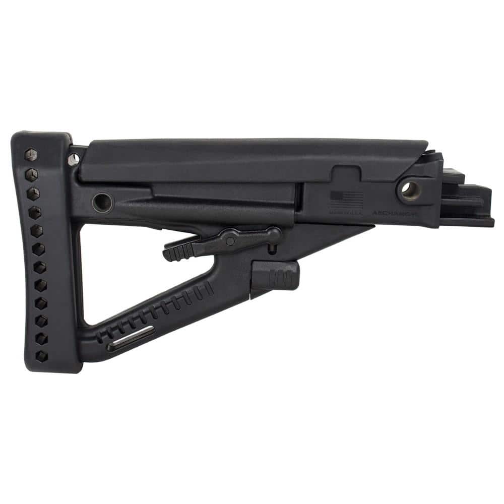 ProMag Archangel Opfor AK Series 4 Position Adjustable Butt Stock with Recoil Pad Black