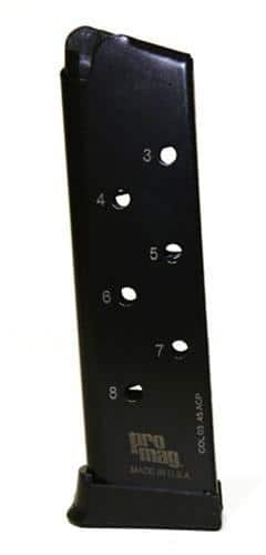 ProMag Colt Government Magazine .45 ACP Blued Steel 8/rd