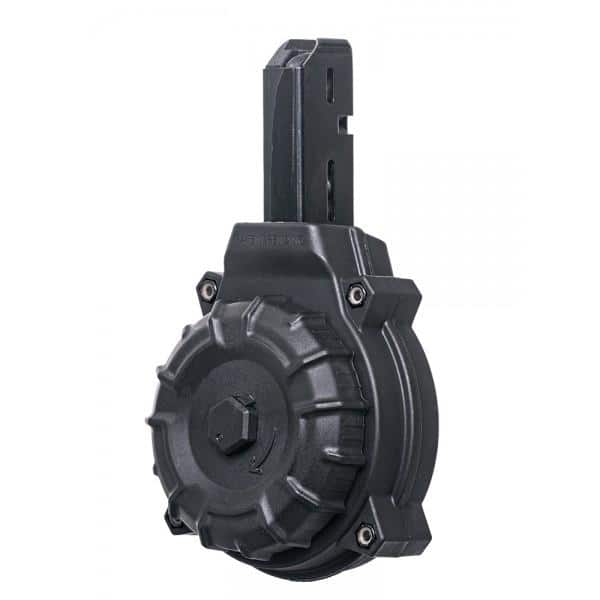 ProMag AR-15 Drum Magazine for Colt / SMG Type 9mm 50/rd Black Polymer