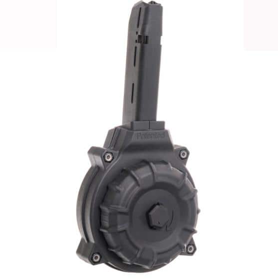 ProMag Handgun Magazine Drum Black Polymer For Glock 22 / 23 .40 S&W 50/rd