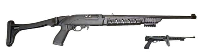 Ruger 10/22 Tactical Folding Stock - Black Polymer