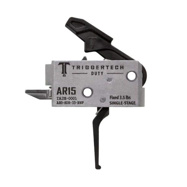 TriggerTech AR Duty Trigger Single-Stage 3.5 lb Flat Black