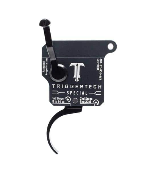 Triggertech Rem 700 Clone (NO BOLT STOP) 2-Stage Black Special Pro-Clean Curved Trigger