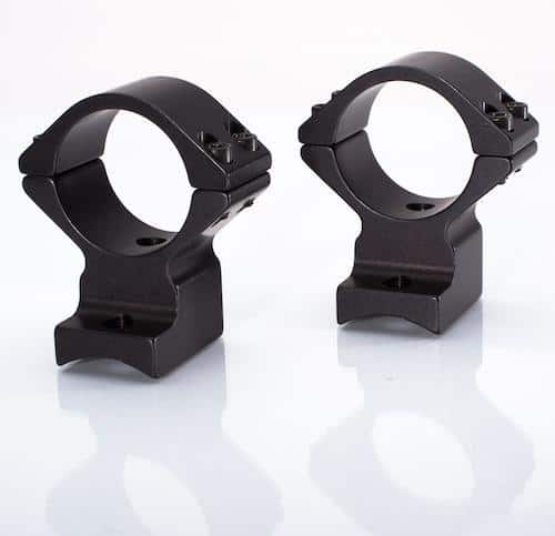 Talley Lightweight Alloy Scope Mount Combo Remington 700 Long Action 30mm Low - Black Anodized