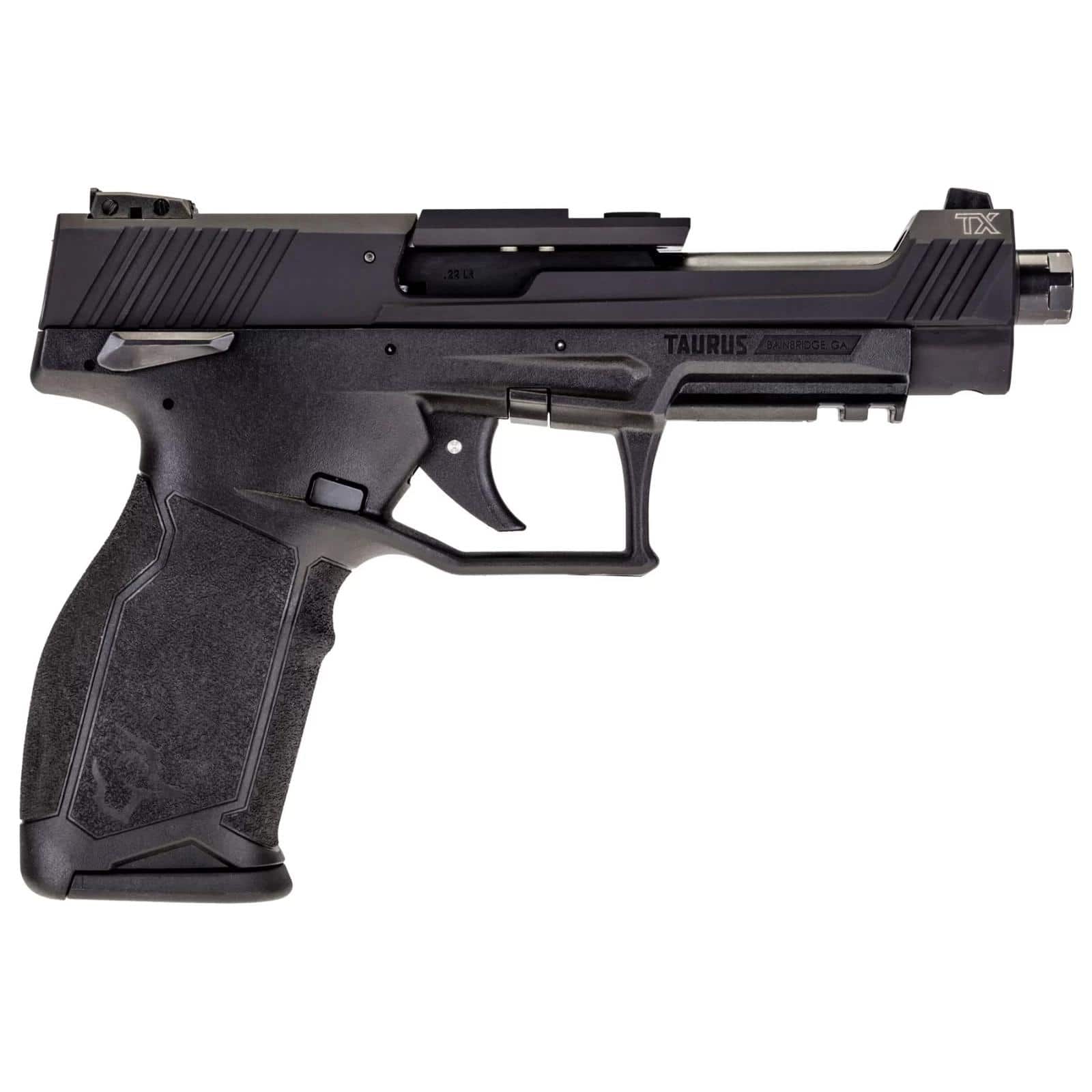 TaurusTX 22 Competition Hard Anodized Black 22 LR Black Polymer Frame 16rd 5.25" Barrel