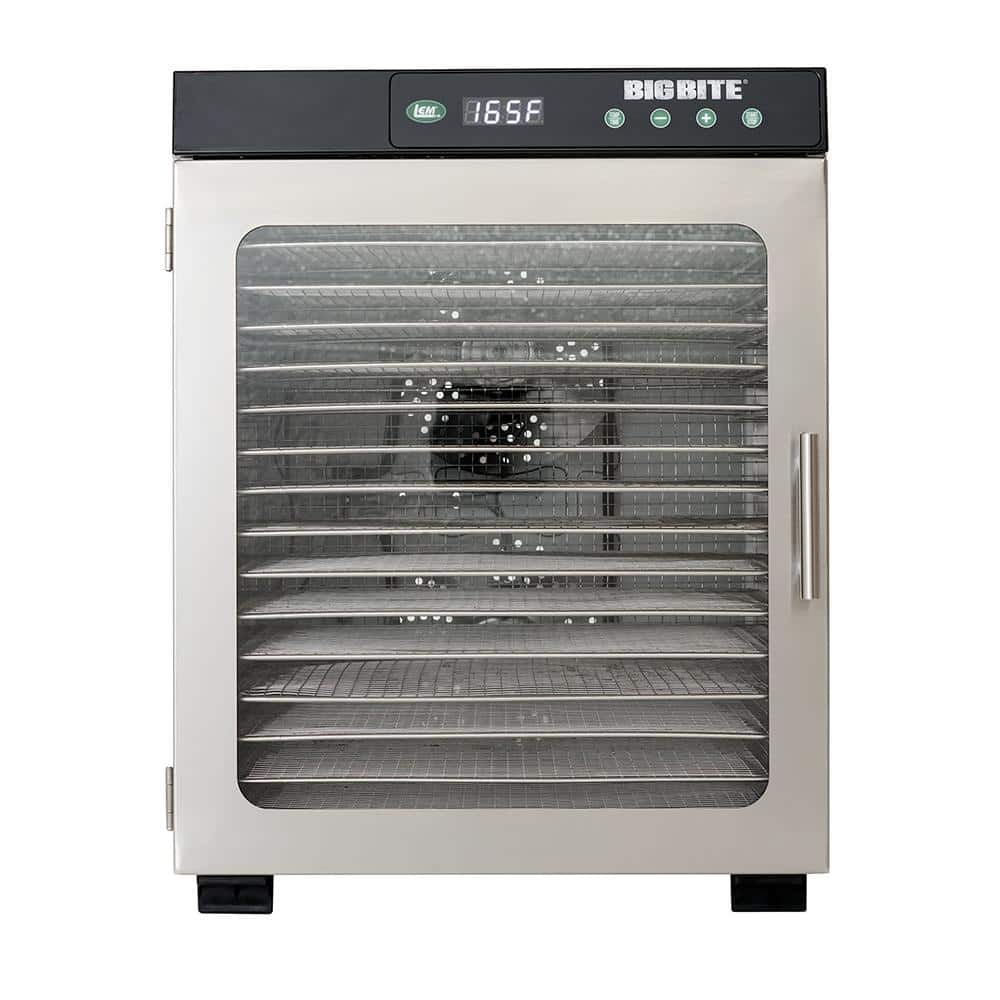 LEM BigBite 16-Tray Stainless Steel Dehydrator
