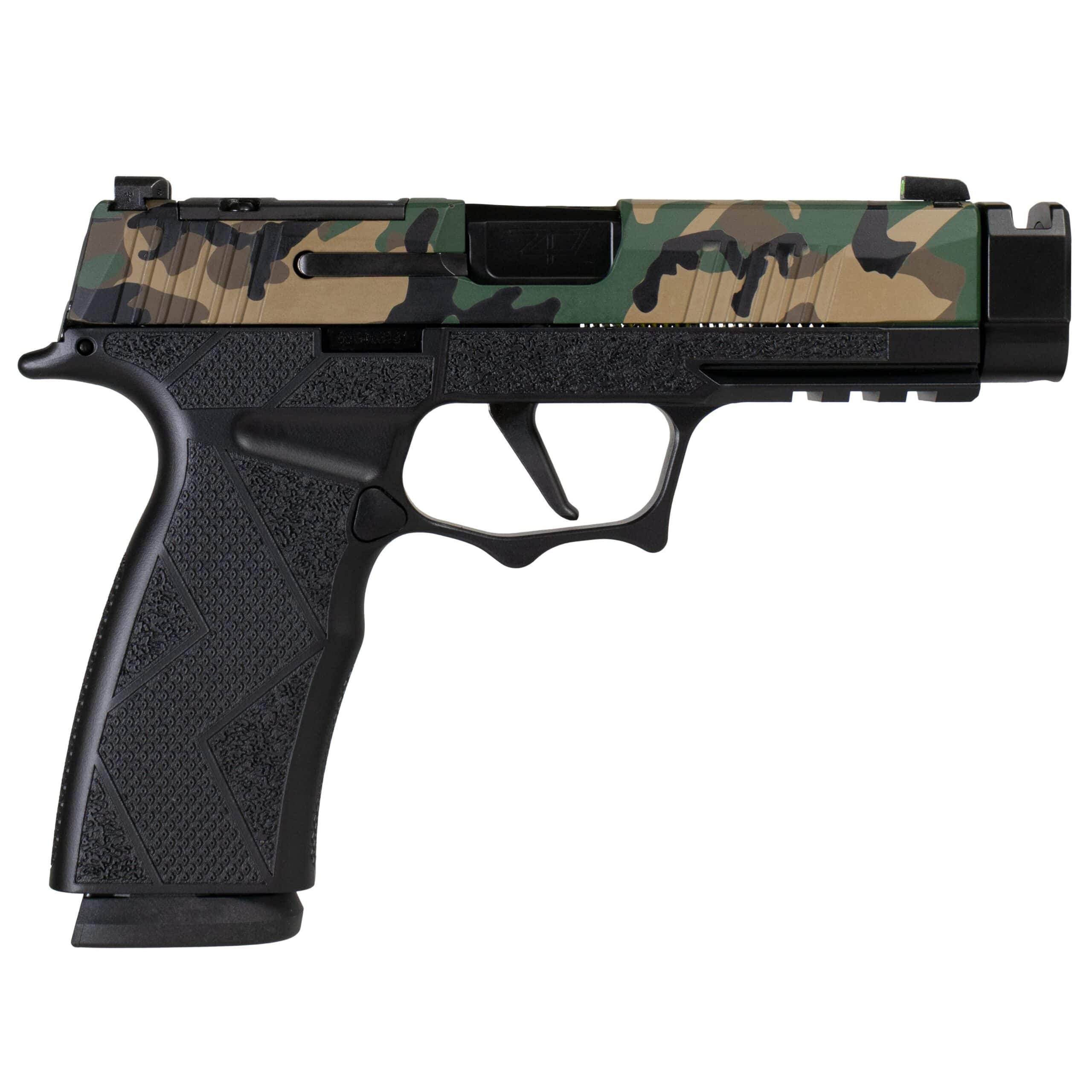Sig Sauer P365 XMACRO TACOPS "Muilticam" Slide Handgun 9mm Luger 17rd Magazines(3) 3.7" Barrel w/Comp