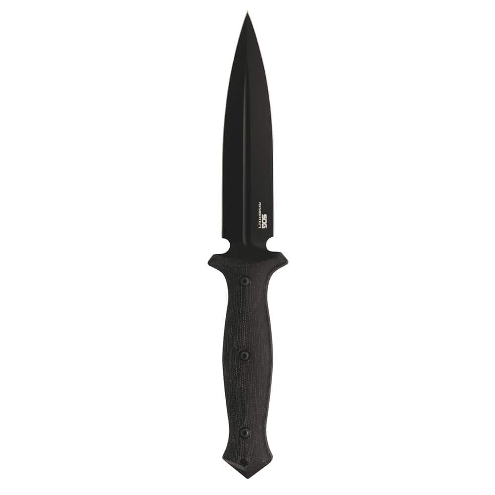 SOG Knives Pentagon Elite Fixed Knife 6" Dagger Blade