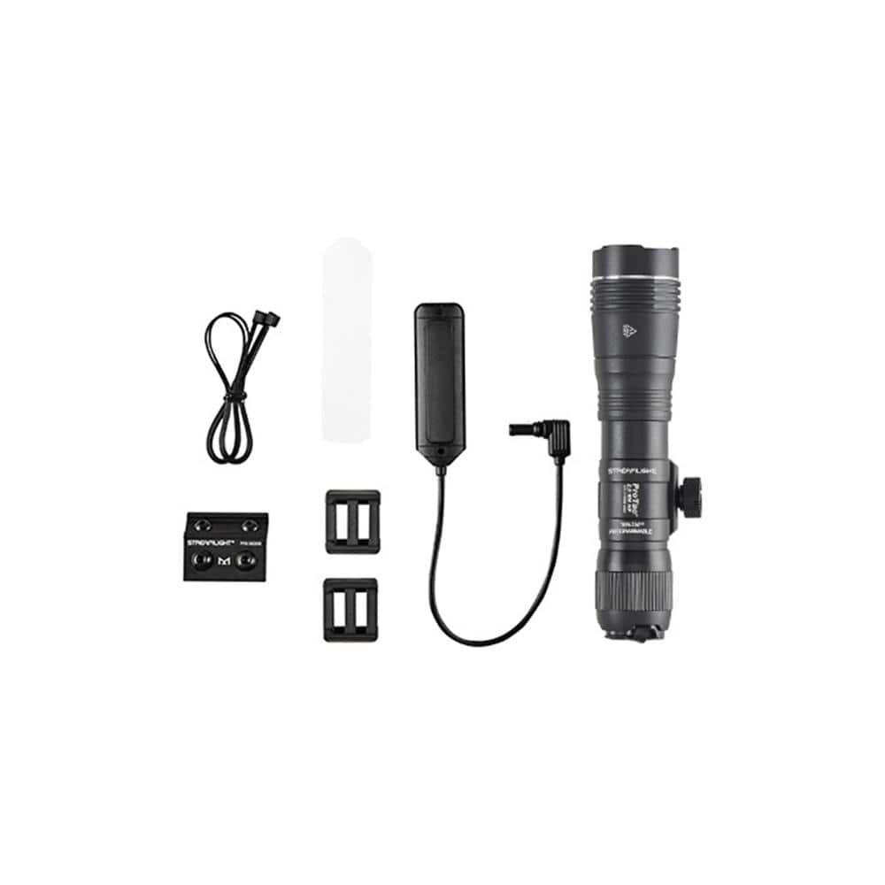 Streamlight ProTac 2.0 Rail Mount HP System Rifle Weapon Light 2000 Lumens Black with SL-B50 Rechargeable Battery