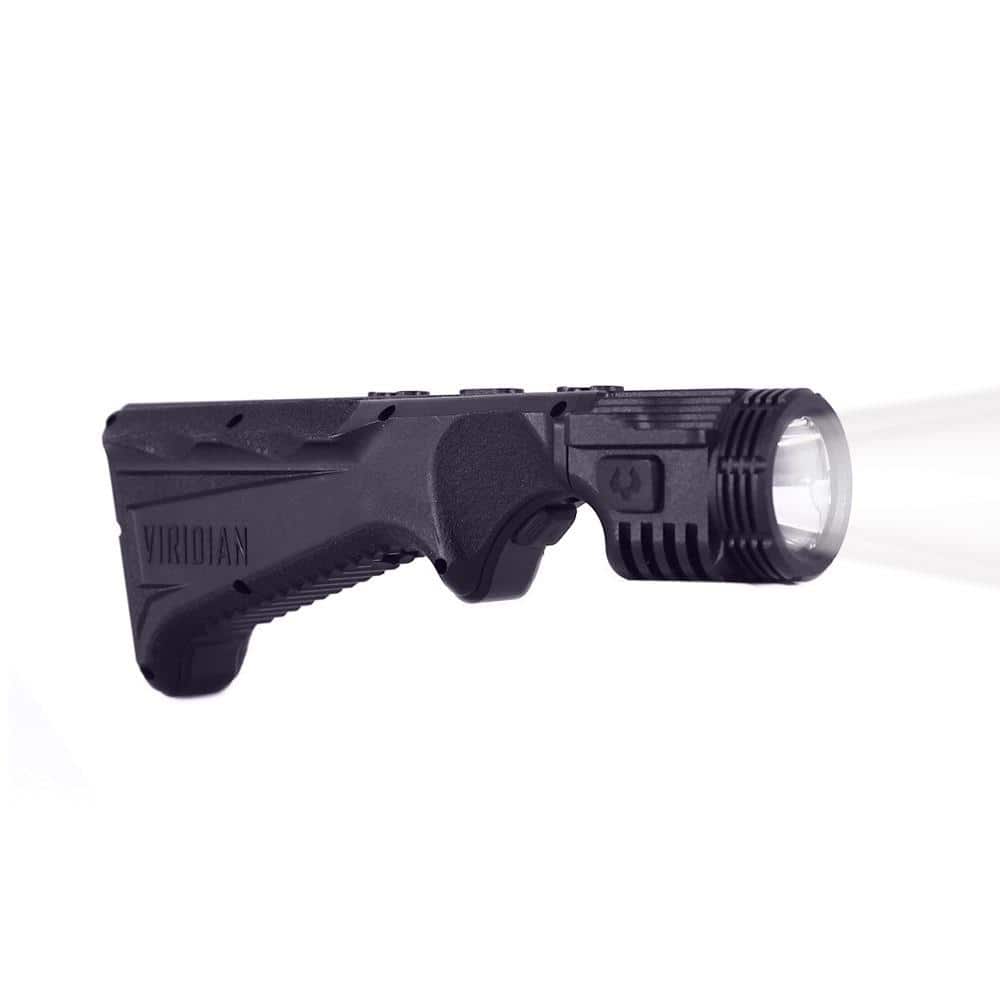 Viridian 4LUX 2K Angled Foregrip with Integrated Tactical Light and SAFECharge 2060 Lumens