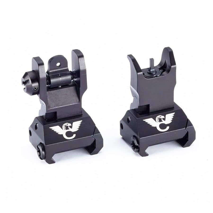 Wilson Combat AR Platform Sight Set Manual Deploy Picatinny Rail Mount
