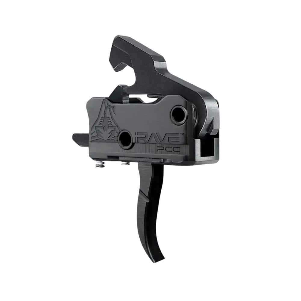 Rise Armament Rave PCC Single Stage Rifle Trigger 3.5 lb Curved Black
