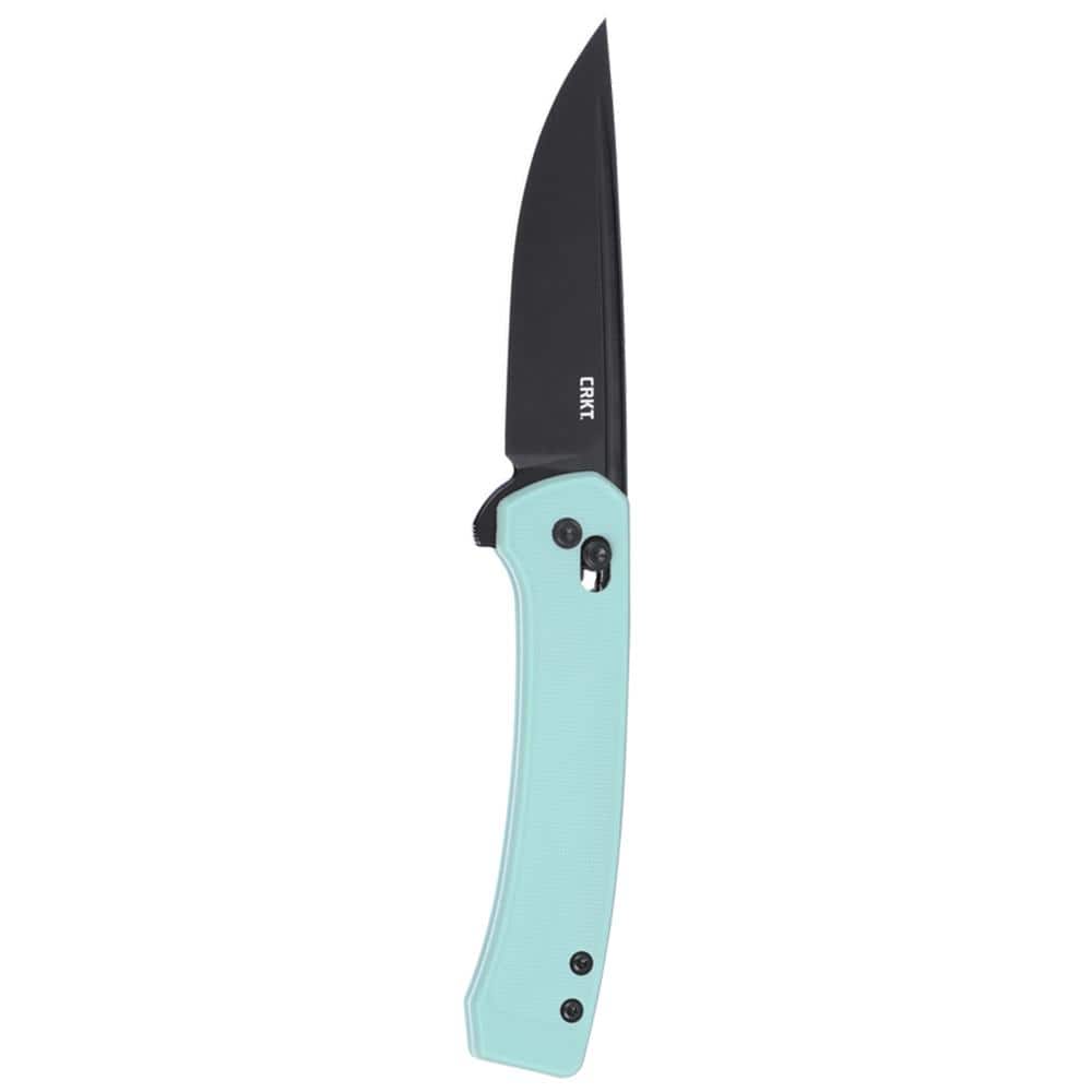 CRKT Q Compact Folding Knife 3" Drop Point Blade Blue