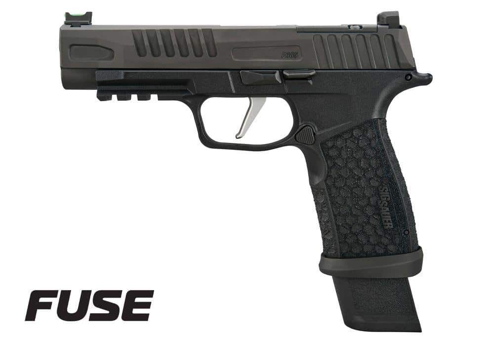 SIG P365 FUSE 9MM 4.3IN BLK LXG GRIP MODULE (1)17RD(2)21RD SIG LOC