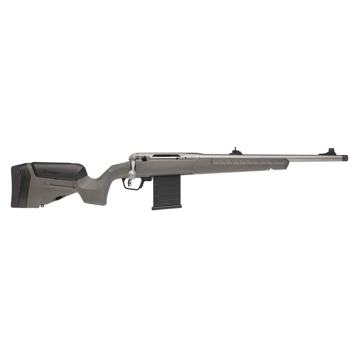 Savage 110 Ridge Hunter Rifle 350 Legend 10rd Capacity 18" Threaded Barrel Flat Dark Gray Stock