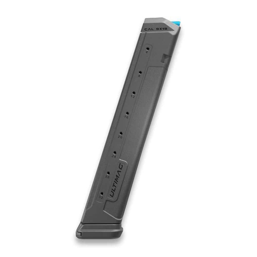 FAB Defense Ultimag X32 Handgun Magazine Black 9mm Luger 32/rd
