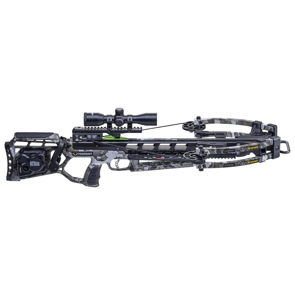 Ten Point Titan X De-Cock Crossbow ACUdraw De-Cock Pro-View 400 Scope Vektra