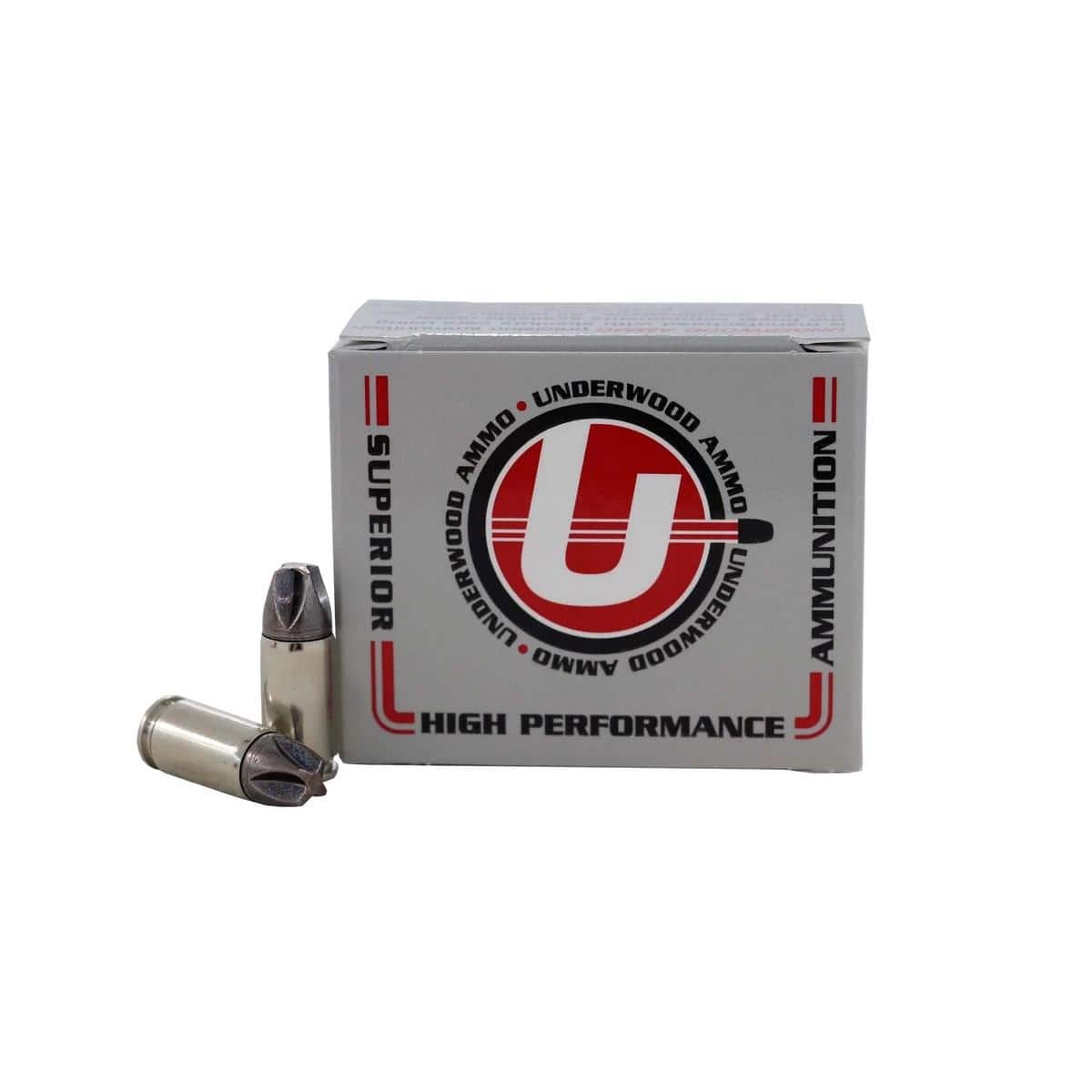 Underwood Ammo Xtreme Defender Handgun Ammunition 9mm Luger 90 gr Solid 1400 fps 20/ct