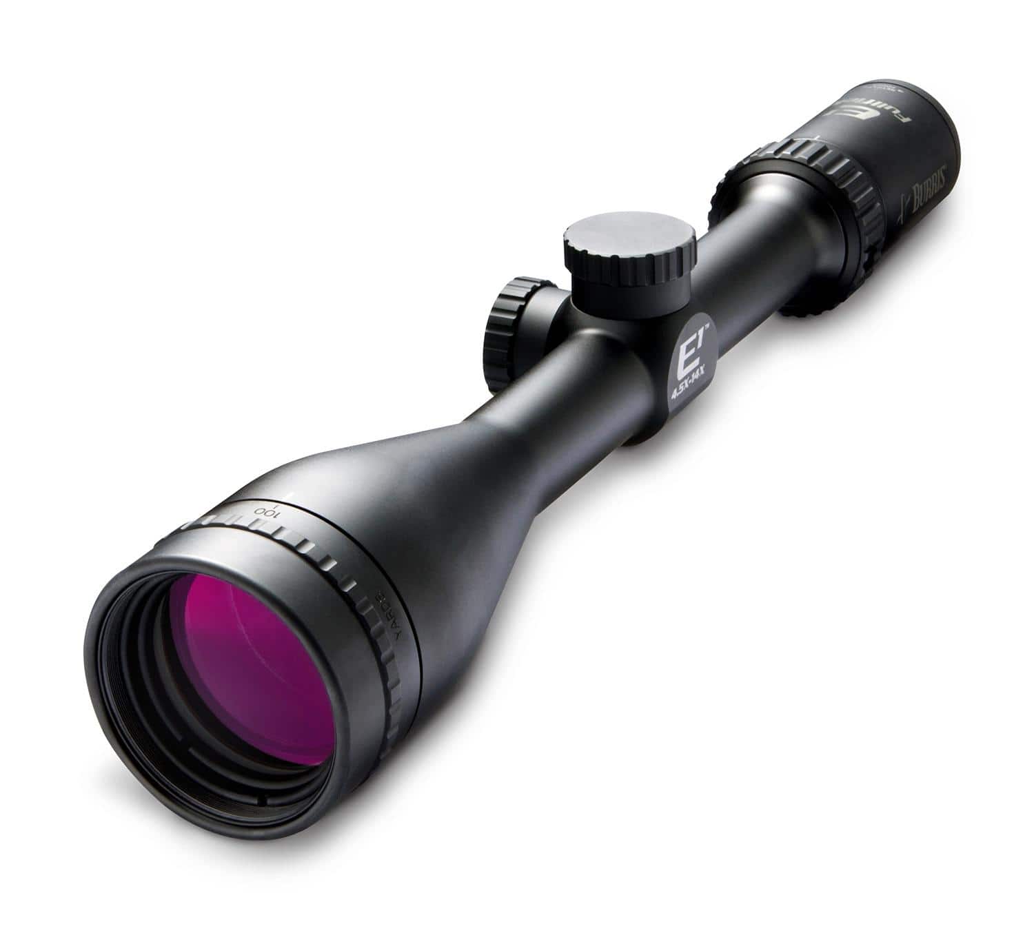 Burris Rifle Scope - 4.5-14x42mm Ballistic Plex E1 Reticle Side Focus Matte
