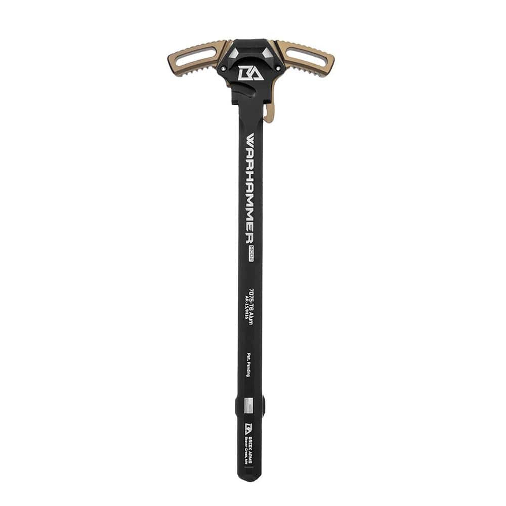 Breek Arms Warhammer MOD2 AR-15 Ambi Charging Handle FDE