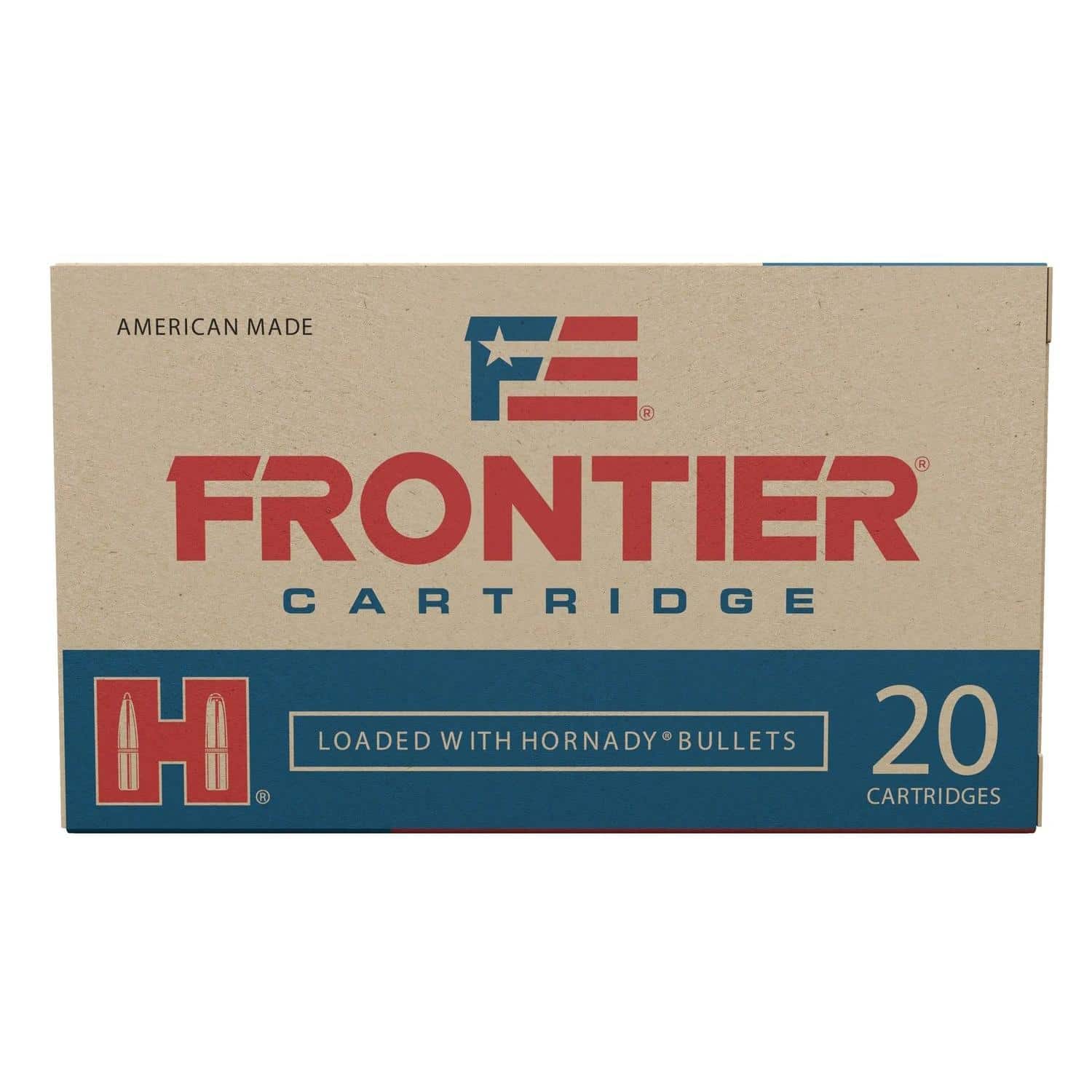 Hornady Frontier Rifle Ammunition 7.62x51 150gr FMJ 2800 fps 20/ct