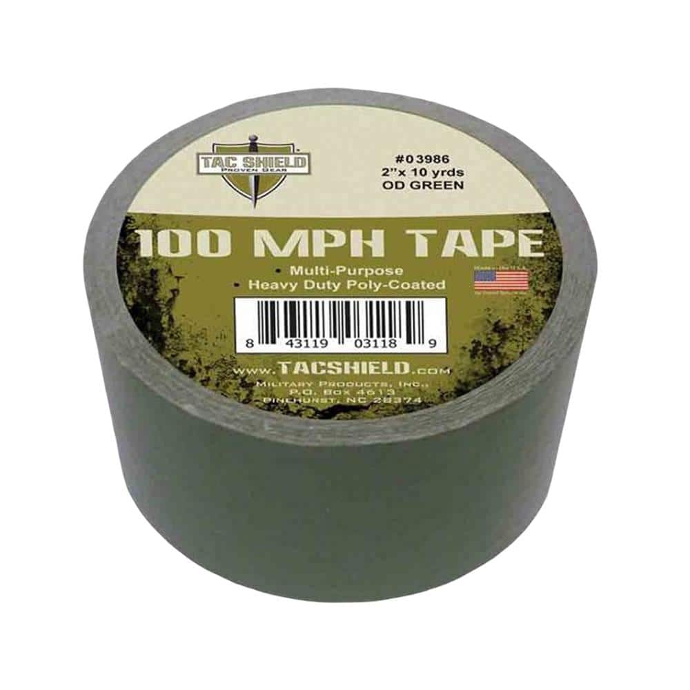 Tacshield 100 MPH Heavy Duty Tape 10 Yards OD Green
