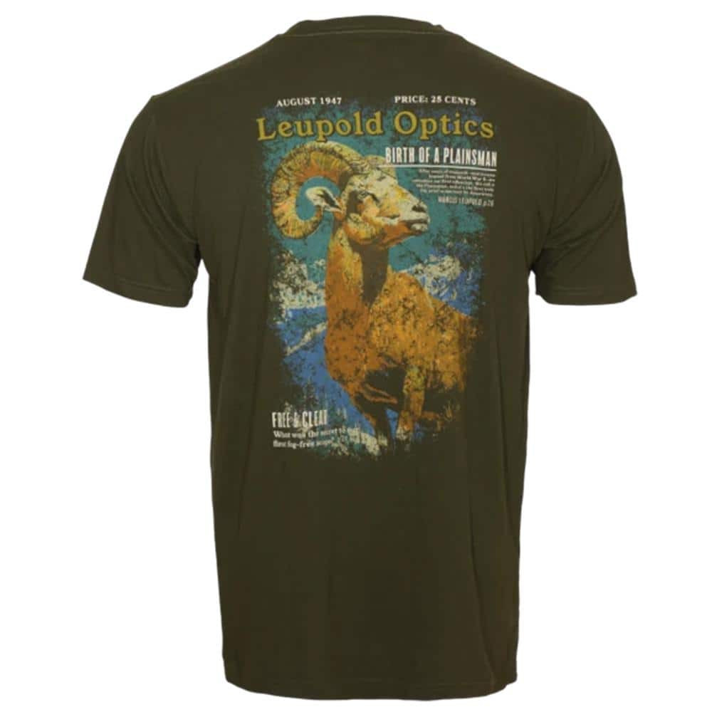 Leupold Magazine Short Sleeve Shirt Dark Olive S