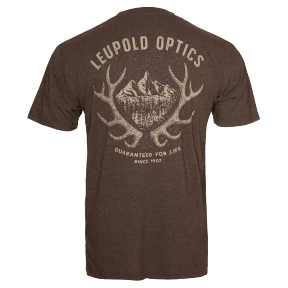 Leupold Antler Range Tee Brown Heather XL