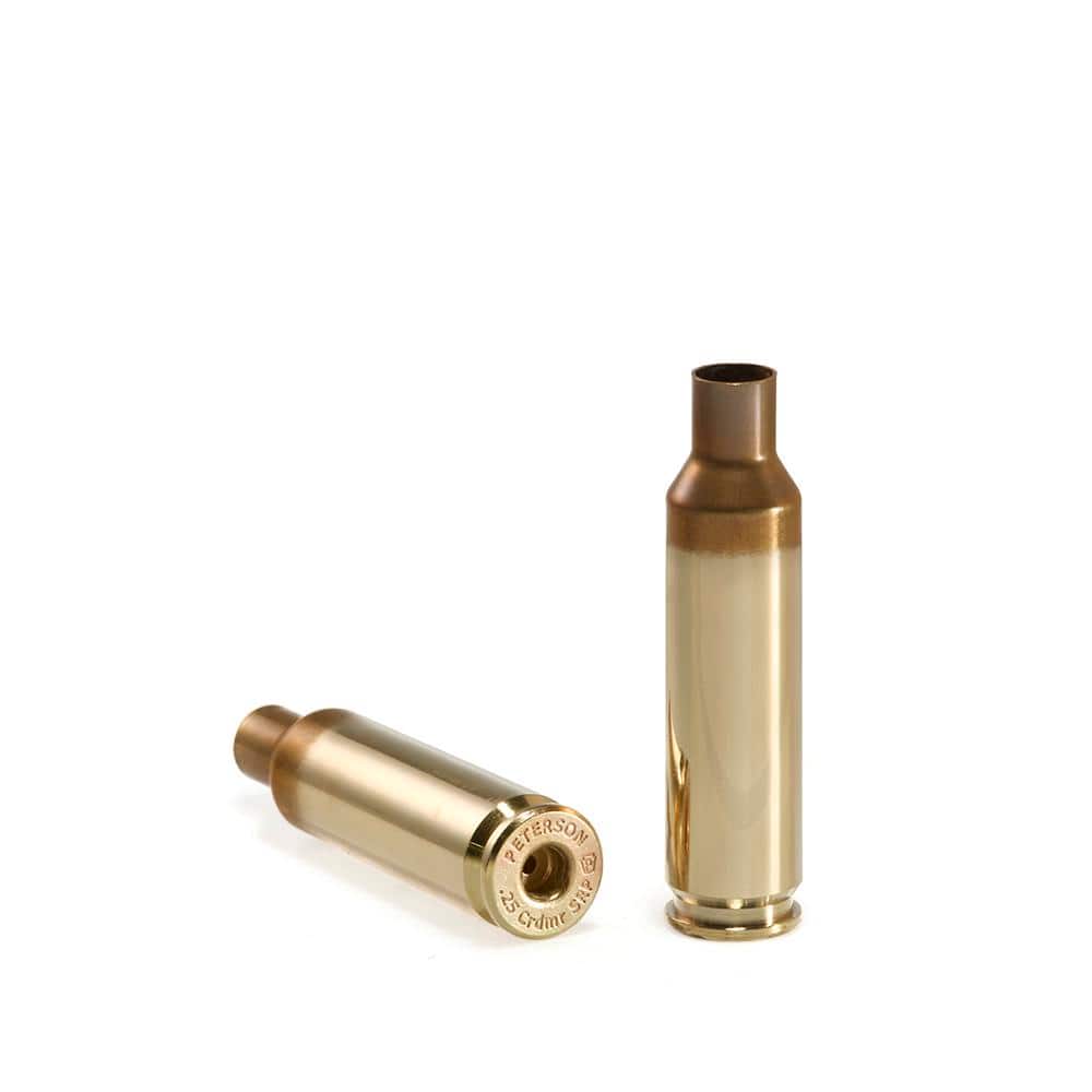 Peterson SRP(Small Rifle Primer) Unprimed Brass 25 Creedmoor - 500/ct