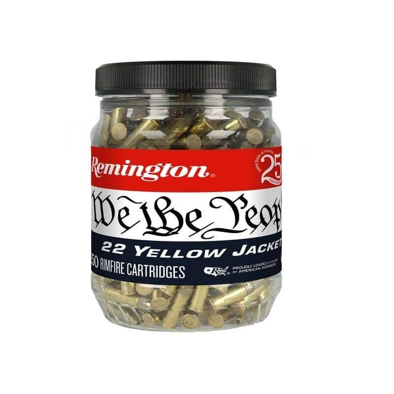 Remington "We the People" Rimfire Ammunition .22 LR 33gr HP 1500 fps 250/ct Jar