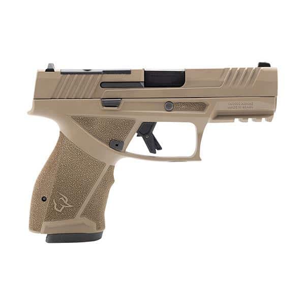 Taurus TX9 Compact Handgun 9mm Luger 15rd Magazines(2) 4" Barrel FDE Slide/Grip