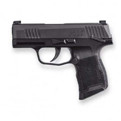 Sig Sauer P365 9mm Luger 10rd Magazine(2) 3.1" Barrel Nitron Black Manual Safety