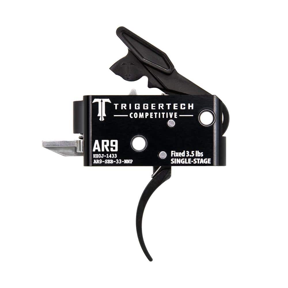 TriggerTech AR-9 Competitive Single Stage Rifle Trigger 3.5 lbs Curved