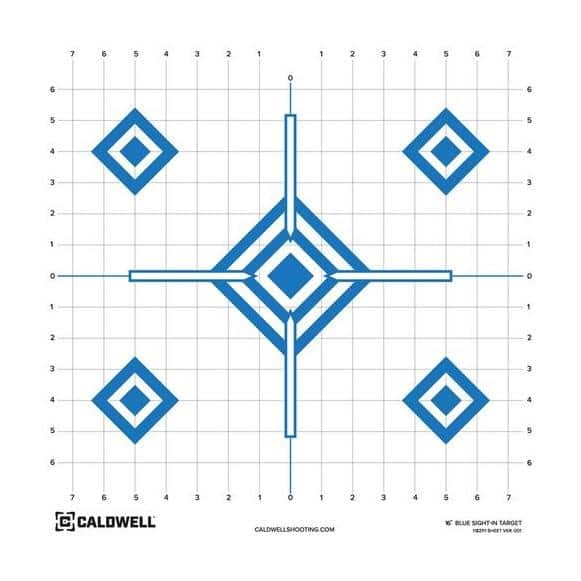 Caldwell Paper Target 16" Sight In Blue 10/ct