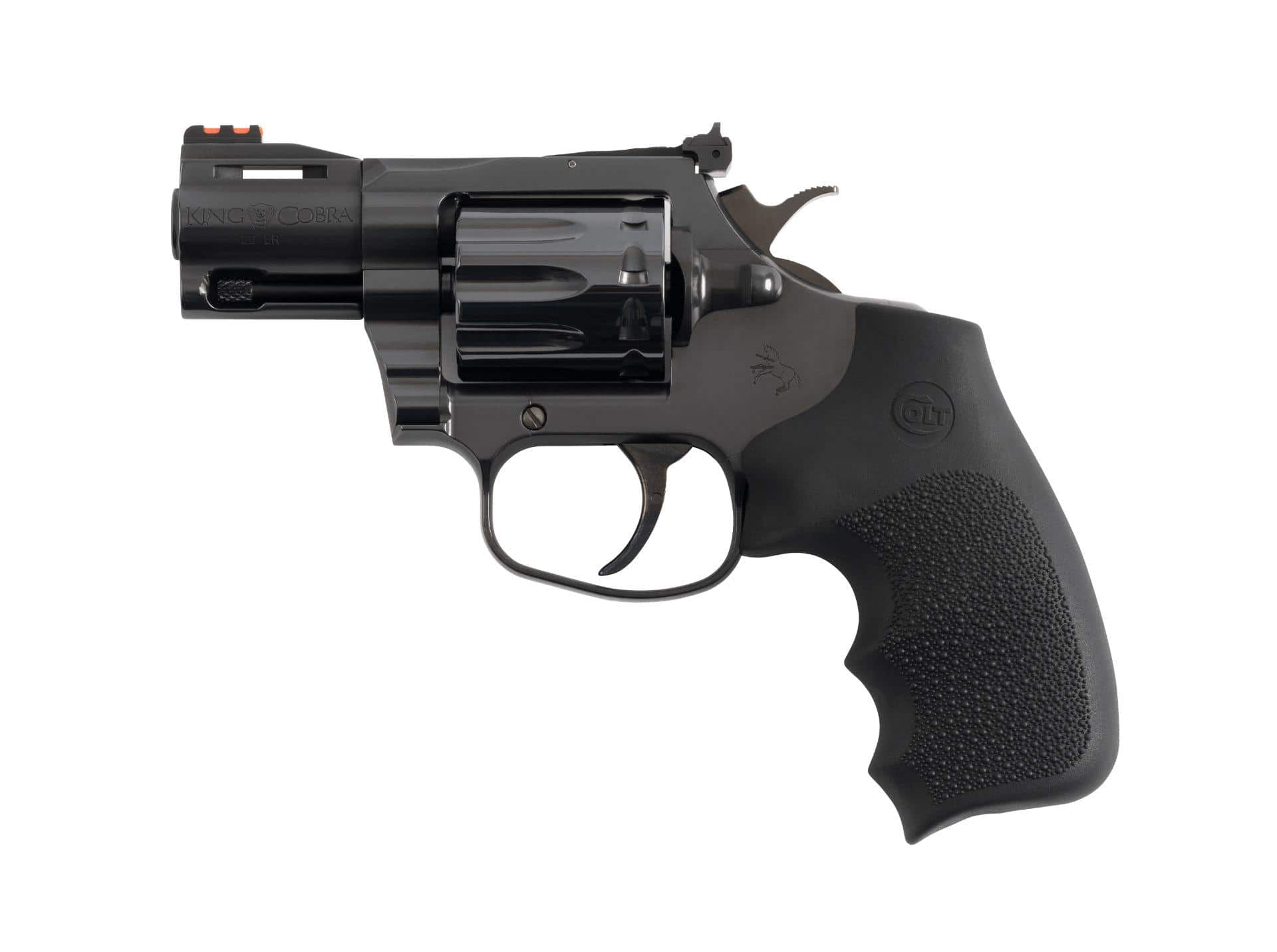 Colt King Cobra Handgun .22 LR 10rd Capacity 2" Barrel Blued Finish Hogue Grip