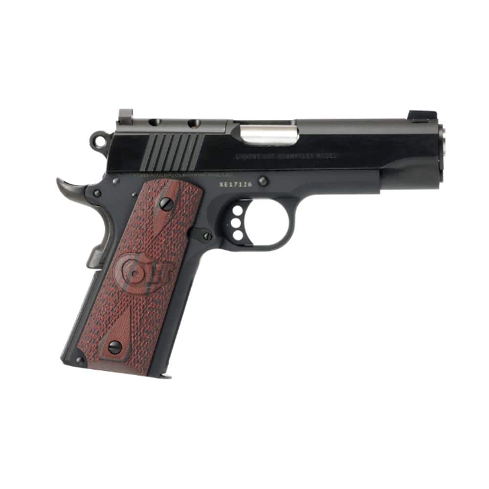 Colt Optic Ready Lightweight Commander Handgun 9mm Luger 9d Magazine 4.25" Barrel Black with G10 Black Cherry Grips