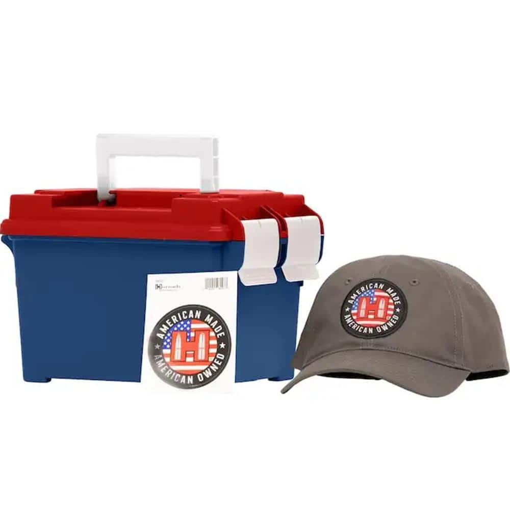 Hornady Frontier Rifle Ammunition .223 Rem 55gr FMJ 3240 fps 250/ct Loose Ammo Can with Hat/Sticker