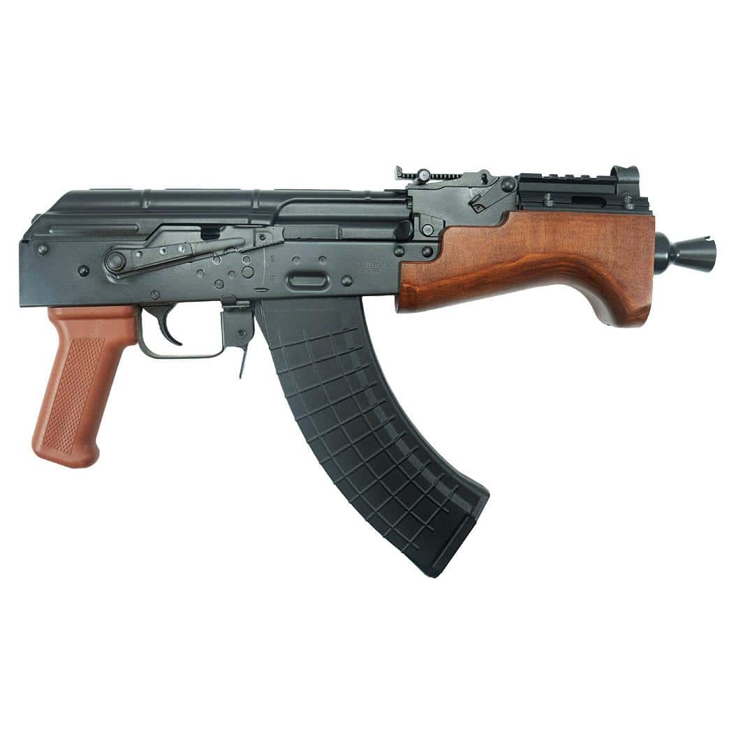 Pioneer Arms Micro Hellpup Classic Wood Pistol 7.62x39mm 30rd magazines(2) 7" Barrel