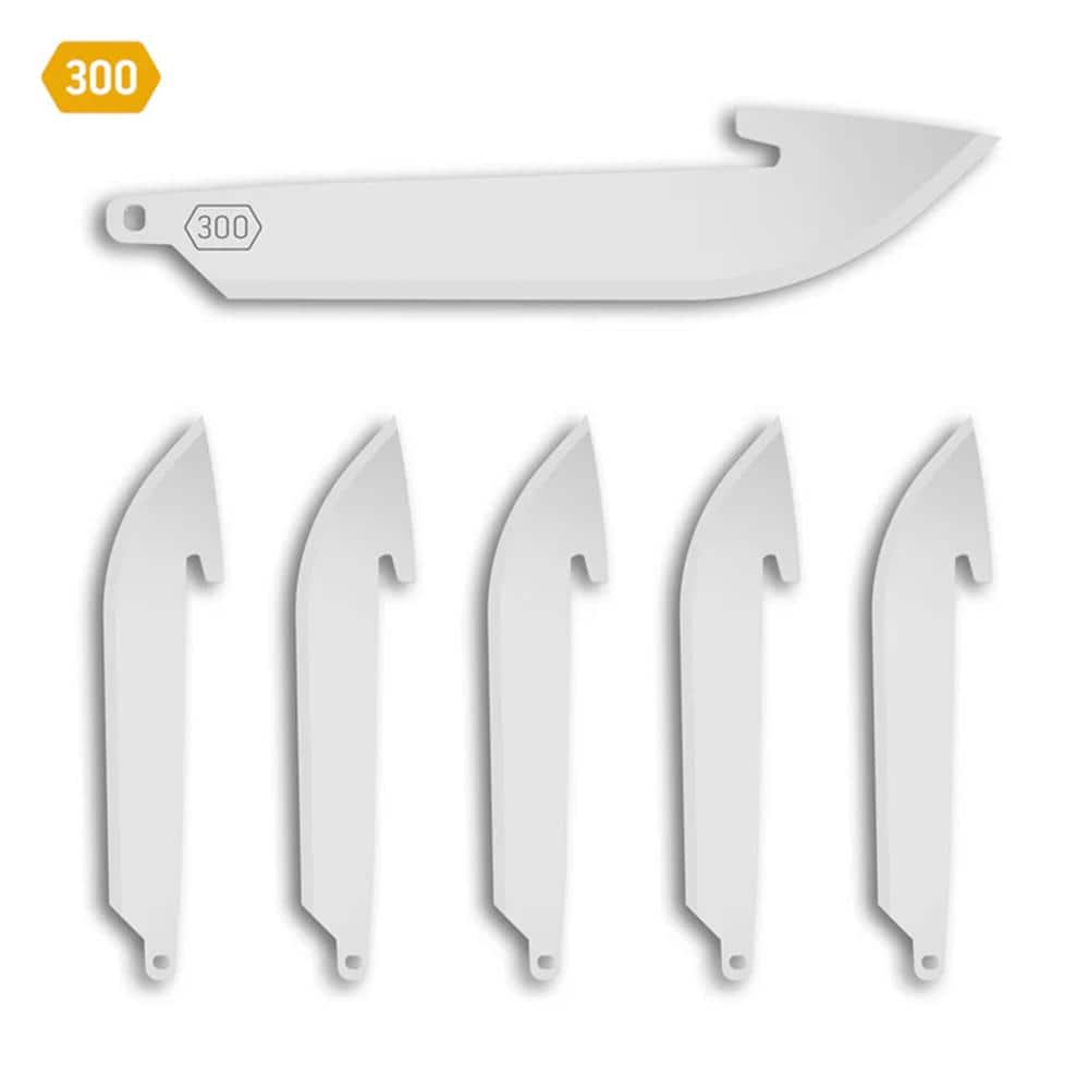 Outdoor Edge 3.0" Drop-Point Blade Pack 6/ct