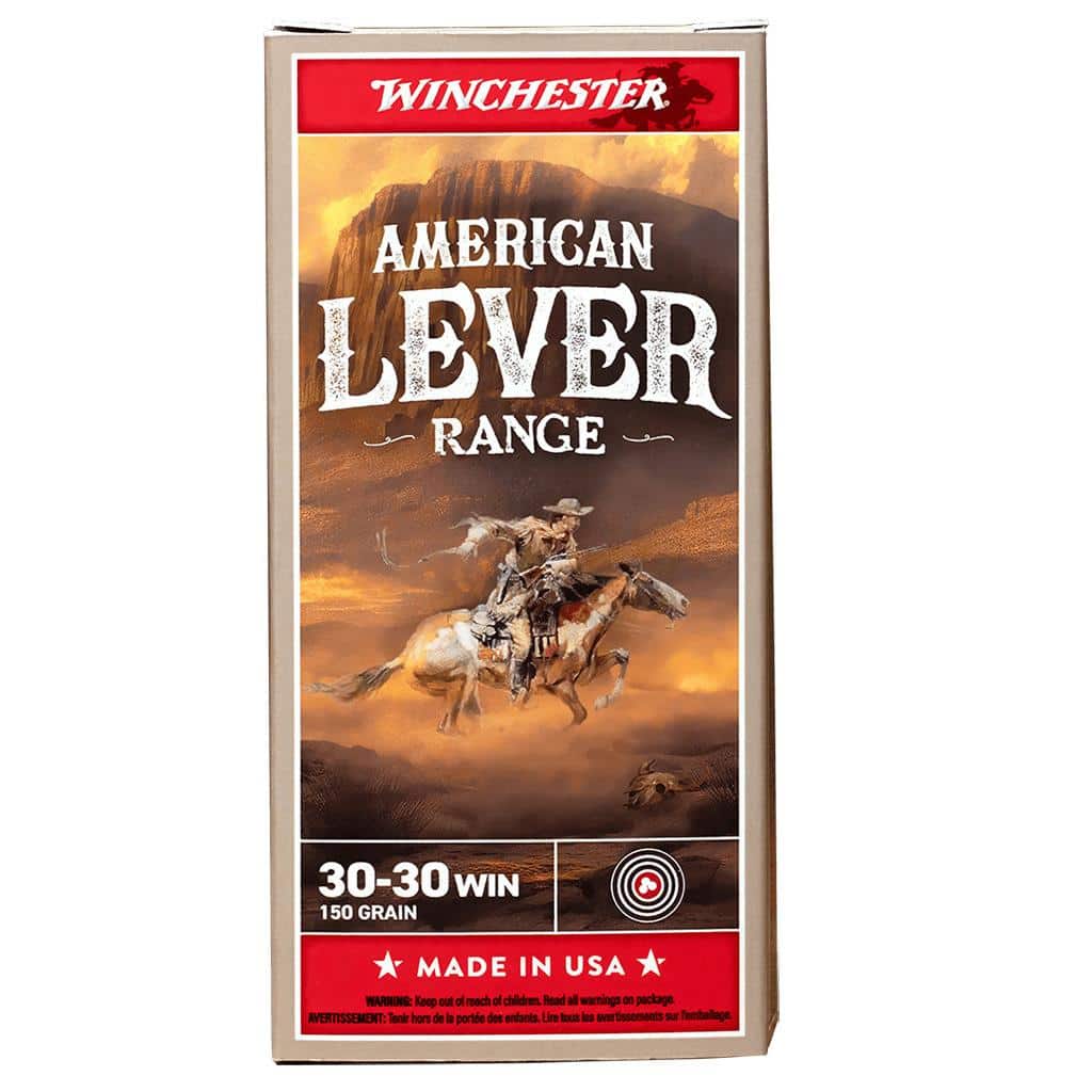 Winchester American Level Range Rifle Ammunition 30-30 Win 150gr JHP 2390 fps 20/ct