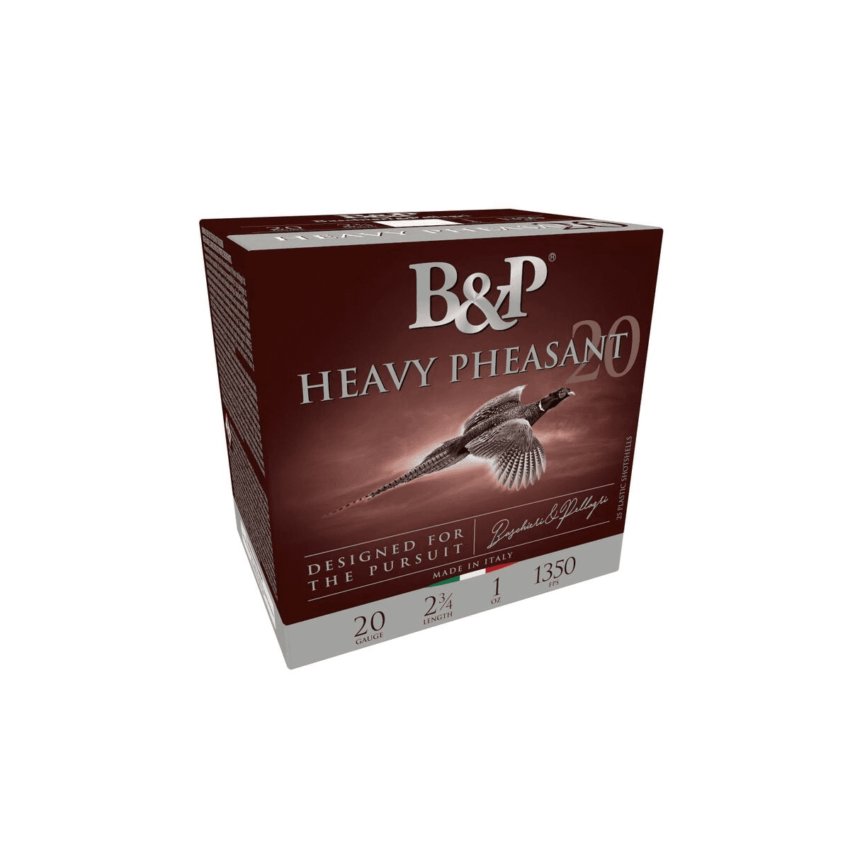 B&P Heavy Pheasant Shotshells 20GA 3'' 1-1/4oz 1300 fps #4 25/ct