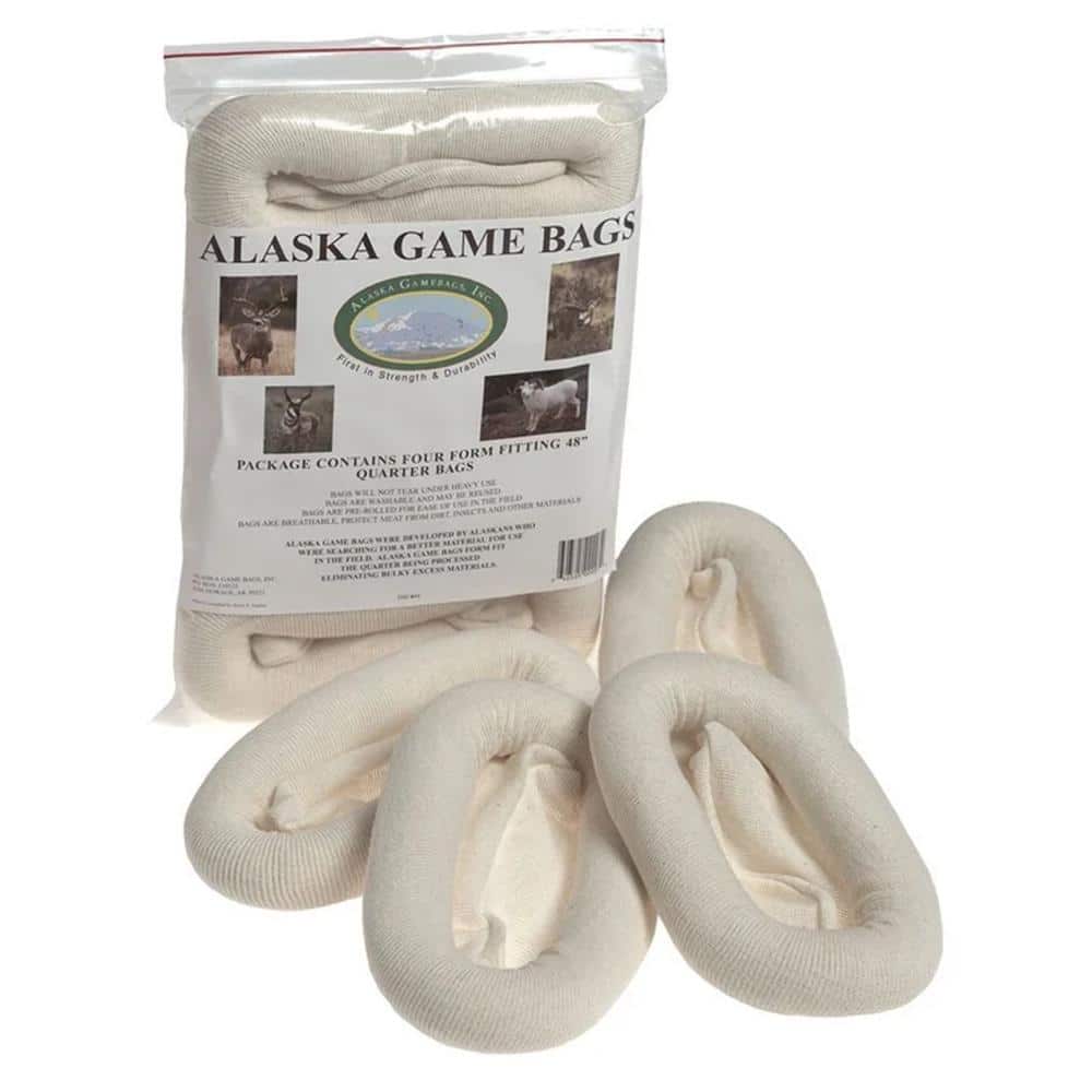 Alaska Game Bags Guide Series Rolled Quarter Game Bag Double Weight 48" Quarter Bags 24