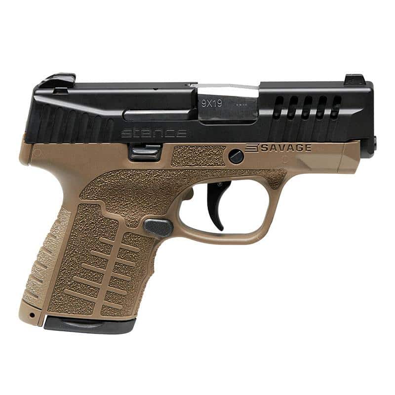 Savage Arms Stance FDE Night Sights Handgun 9mm Luger 7rd Magazine 3.2" Barrel FDE - DEMO