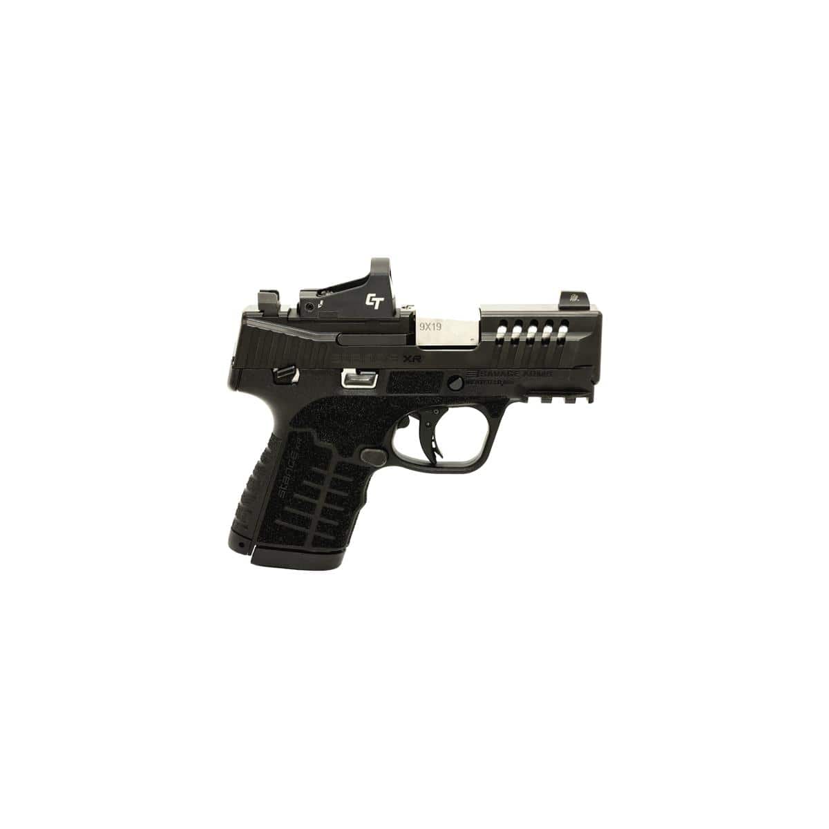 Savage Stance XR MC9MS Handgun 9mm Luger 10(1)rd Magazines 3.2" Barrel Black Manual Safety w/CTS-500 Red Dot - DEMO
