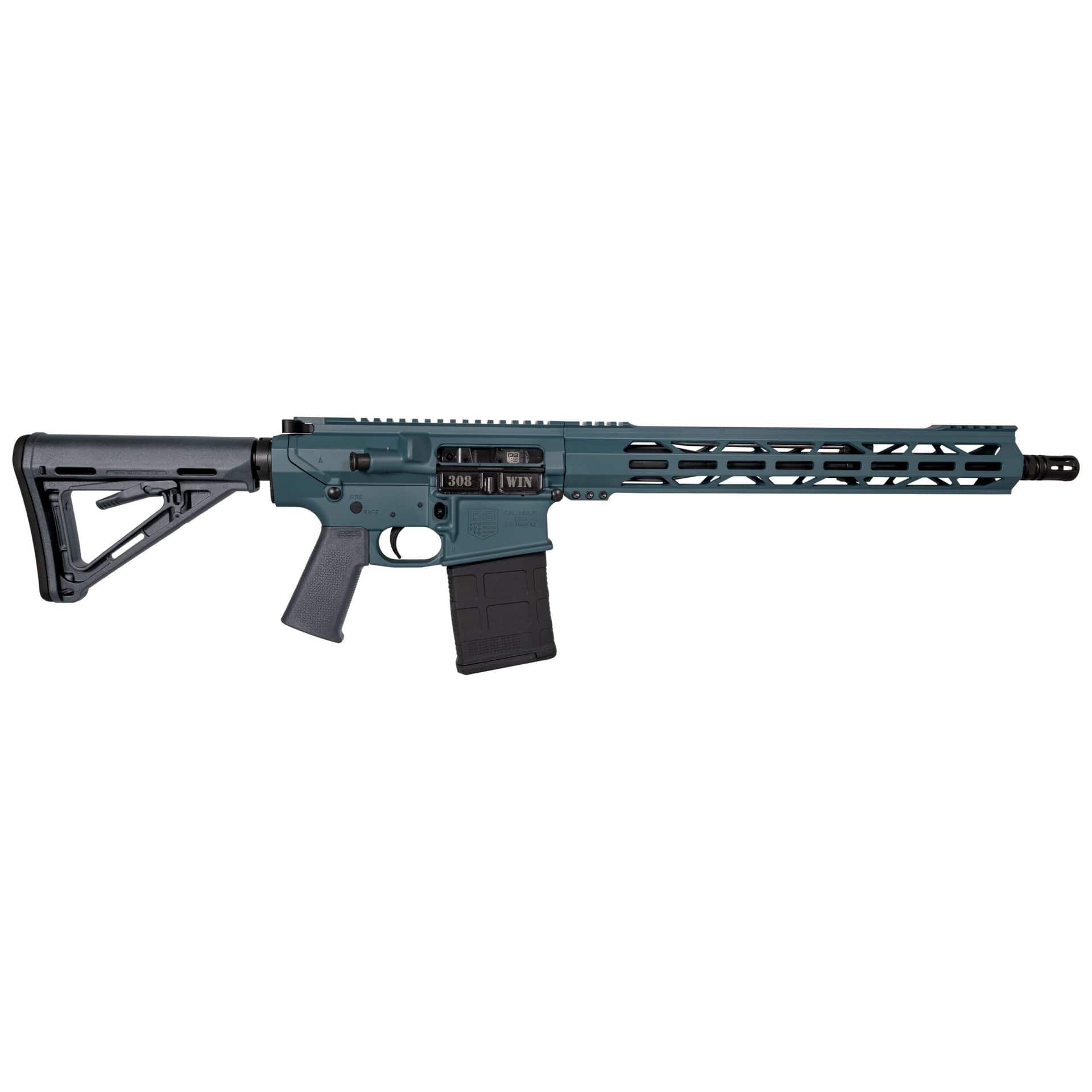 Diamondback DB10 Carbon Series Rifle .308 Win 20rd Magazine 16" Barrel 15" M-LOK Rail Jesse James Civil Defense Blue