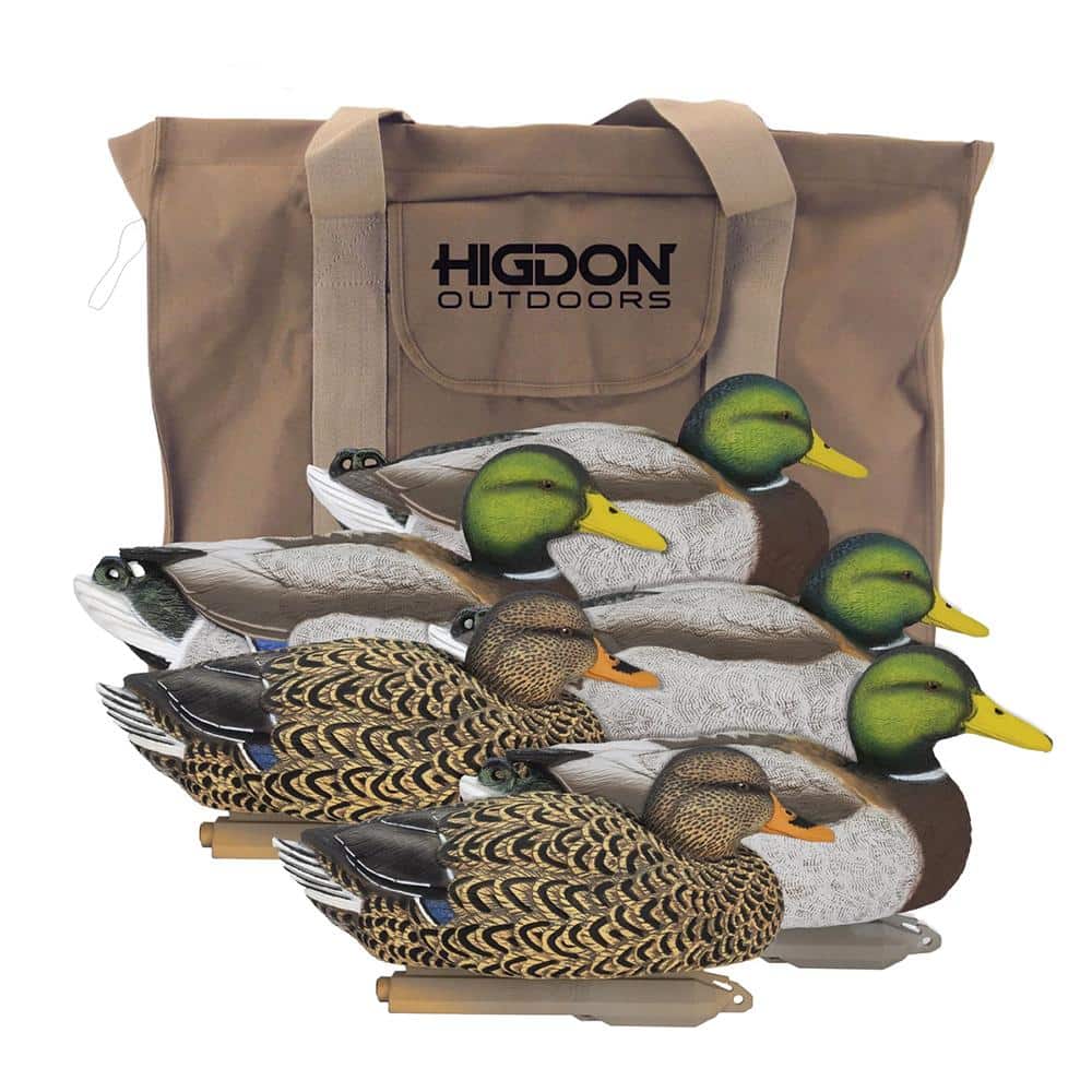 Higdon Legacy Mag Mallard Duck Decoys Magnum 6/ct with Bag